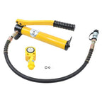 5 Ton Hydraulic Jack Power Ram Kit and CP-180 Manual Hydraulic Hand Pump