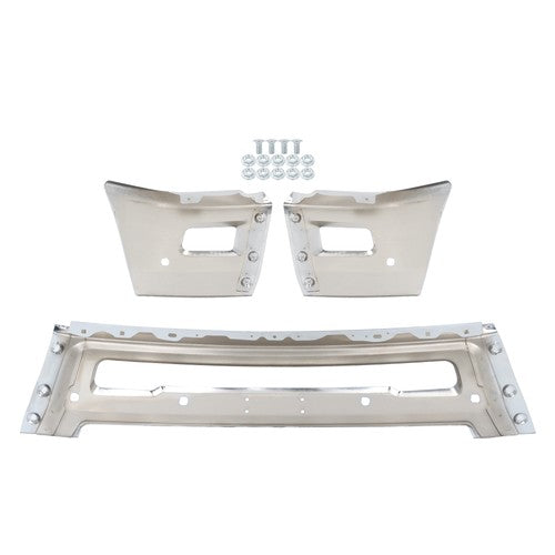 For RAM 2500 3500 2010-2018 Split Style Steel Front Bumper Face Bar Replacement