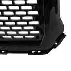 For 2014 2015 GMC Sierra 1500 Denali Style Front Bumper Grille Gloss Black