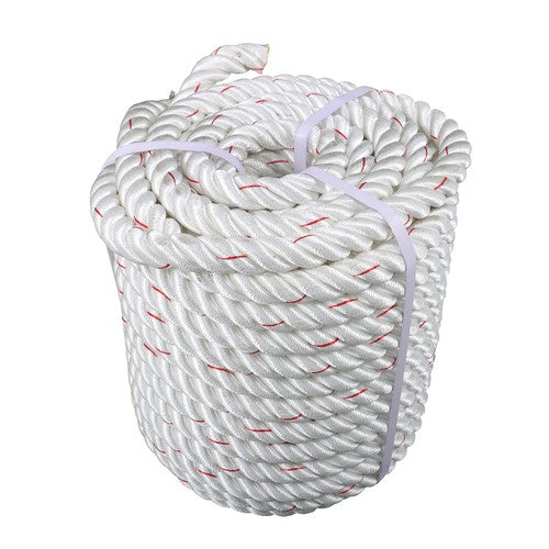1"×120ft Double Braid Polyester Rope 3400lbs Breaking Strength Strong Pulling