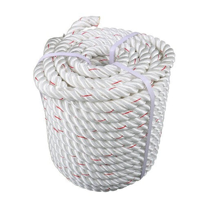 1"×120ft Double Braid Polyester Rope 3400lbs Breaking Strength Strong Pulling