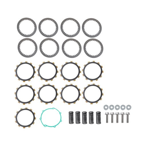 For Yamaha WR250F YZ250F Clutch Friction w/ Steel Plates Spring Gasket Kit 01-13