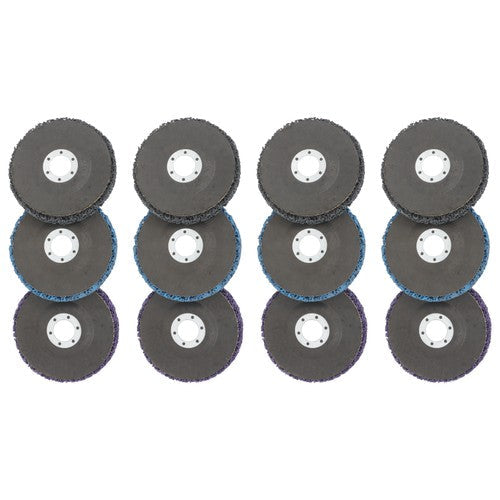 Diamond Grinding Discs 4 pieces each in blue, purple 12 Packs of 4-1/2' x 7/8'