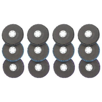 Diamond Grinding Discs 4 pieces each in blue, purple 12 Packs of 4-1/2' x 7/8'