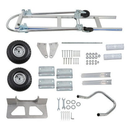 2 in 1 Design 1000 Lbs,Hand Trucks Heavy Duty Aluminum Dolly Cart