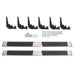 Suit For RAM 1500 Crew Cab 2009-2018 Running Boards Side Steps Left+Right Side