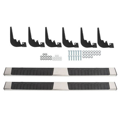 Suit For RAM 1500 Crew Cab 2009-2018 Running Boards Side Steps Left+Right Side