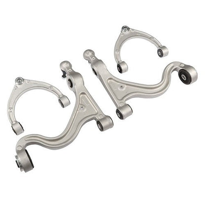 Fit For 2010-2013 Porsche Panamera 4PCS Aluminum Front Upper Lower Control Arms