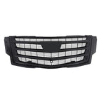 Gloss Black Front Center Mesh Grille Fit For Cadillac Escalade 2015-2020 3Pcs
