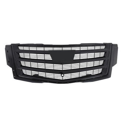 Gloss Black Front Center Mesh Grille Fit For Cadillac Escalade 2015-2020 3Pcs