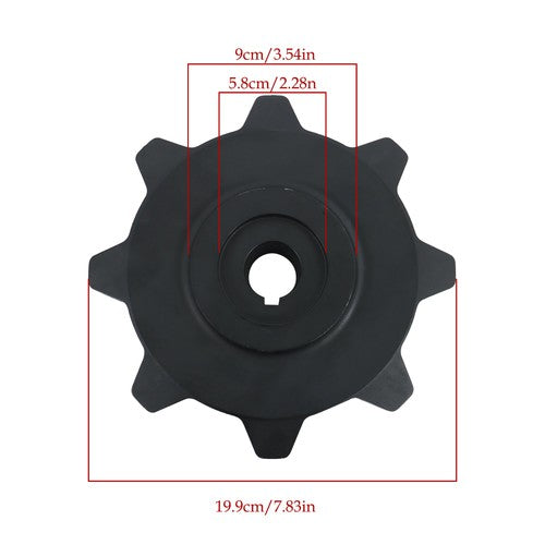 Drive Sprocket For Bobcat MT52 Mini Skid Steer Loaders 1 Hole 8 Teeth 7107228