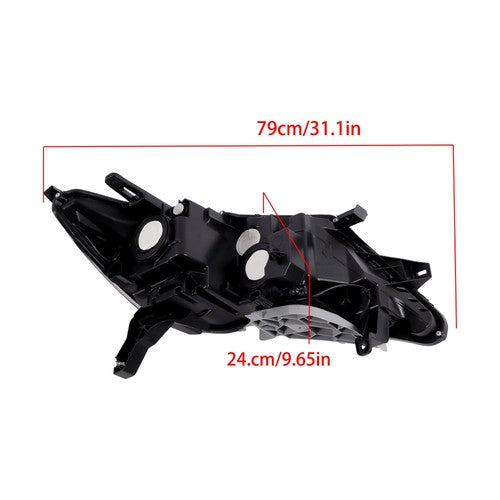 Pair Headlights Assembly Set For Nissan Pathfinder 2017-2020 Halogen W/LED DRL