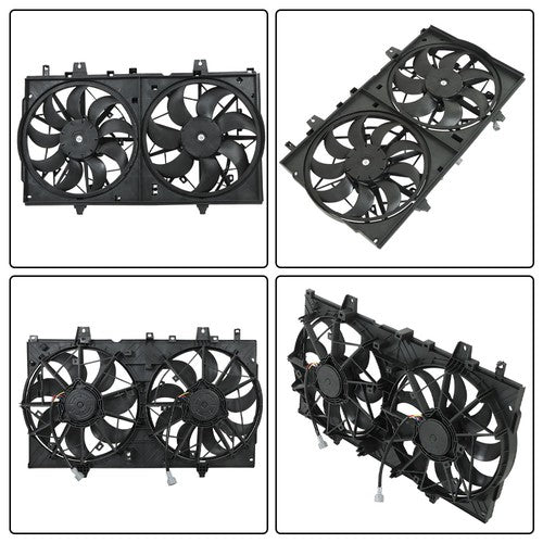 620-472 Radiator A/C Condenser Cooling Fan For Nissan Rogue/X-Trail 2014-2020