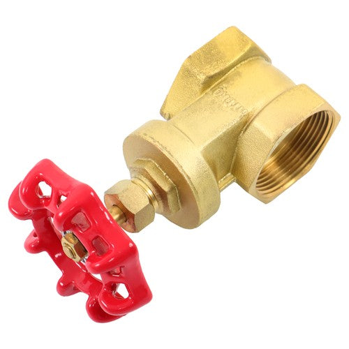 1-1/2" NPT 200psi Brass Gate Valve Rotary Globe Valve DN40 Female Threaded New
