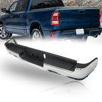 For RAM 1500 2019-2023 Complete Chrome Rear Bumper Assembly Dual Exhaust New