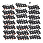 105 Pieces Titanium and HCS Oscillating Saw Blades for Wood Metal Cutting