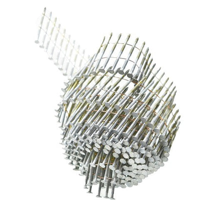 3600Pcs Siding Nails 2”x0.092” 15 Degree Collated Wire Coil Full Round Head New