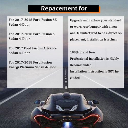 Front Honeycomb Trim Black Plastic Grille Grill For Ford Fusion 2017 2018