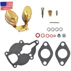 Carburetor Kit & Float For Zenith Wisconsin Engine VH4D VHD TJD Replaces LQ39