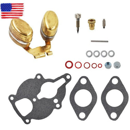 Carburetor Kit & Float For Zenith Wisconsin Engine VH4D VHD TJD Replaces LQ39