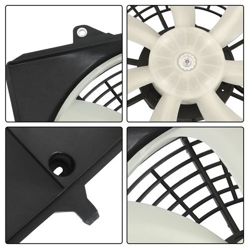 Radiator Condenser Cooling Fan Assembly For Toyota Sienna Lexus RX350 2011-2016