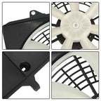 Radiator Condenser Cooling Fan Assembly For Toyota Sienna Lexus RX350 2011-2016