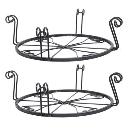 2 Pack Plant Stand For Flower Pot Heavy Duty Flower Pot Round Supports Rack