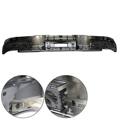 Steel Rear Bumper For Silverado 1500 GMC Silverado 1500 2014-2018 Chrome