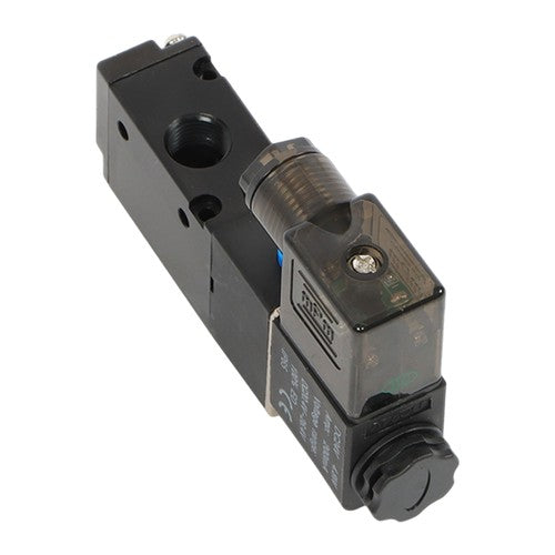 1/4'' DC 12V 3 way 2 position Pneumatic Electric Solenoid Valve NPT Air Aluminum