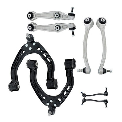 For Tesla S 2012-2019 2020 1043966-00-B Suspension Front Control Arm Kit 8 Pcs