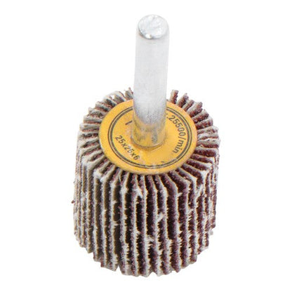 1" x 1" x 1/4" Aluminum Oxide Shank Mounted Flap Wheels 80 Grit - 50 Pack