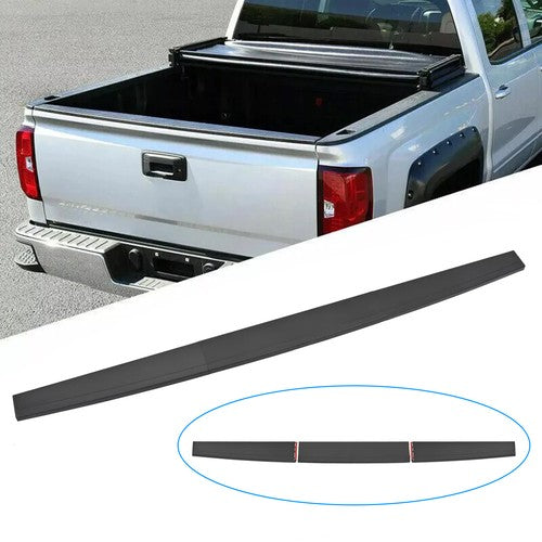Tailgate Molding Cap Top Protector Trim 3 Pieces for 2014-2019 Silverado Sierra