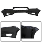 Front Bumper Cover+Upper Grille+Fog Light For Ford Focus 2015-2018 Plastic
