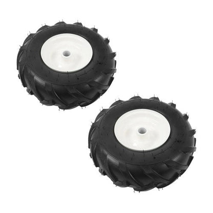 13x5.00-6" Rubber Tiller Tire & Wheel 1" Axle Size For Garden Tractor Tire 2Pack