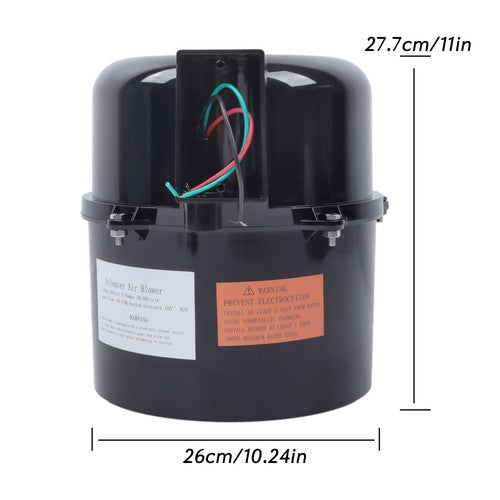 Air Supply Silencer Pool Spa and Hot Tub Blower 1.5 HP 240V 6315241 6316220F