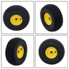 15x6.00-6 Lawn Mower and Dump Cart Wheel - 3/4 Inch Axle, 3.25 Inch Hub