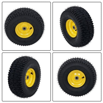 15x6.00-6 Lawn Mower and Dump Cart Wheel - 3/4 Inch Axle, 3.25 Inch Hub