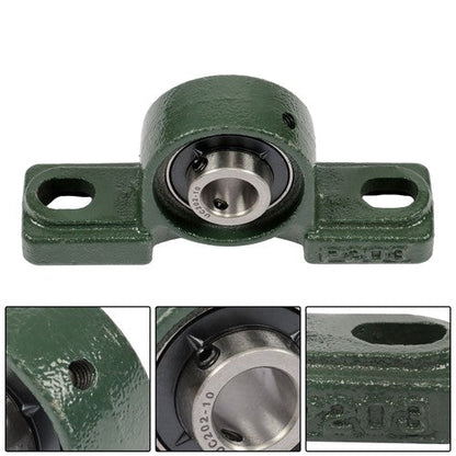 6PCS UCP202-10 Pillow Block Mounted Ball Bearing 5/8" Bore 2 Bolt Cast Iron Base