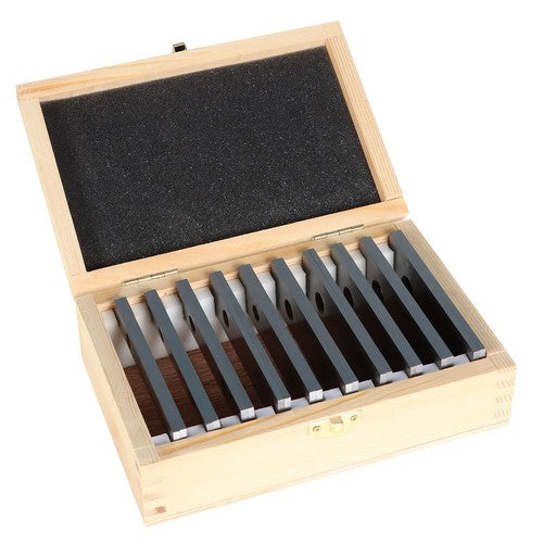 0. 001" 1/8 x 4" 10 Pair Precision Parallel Set Hardened Steel In Case
