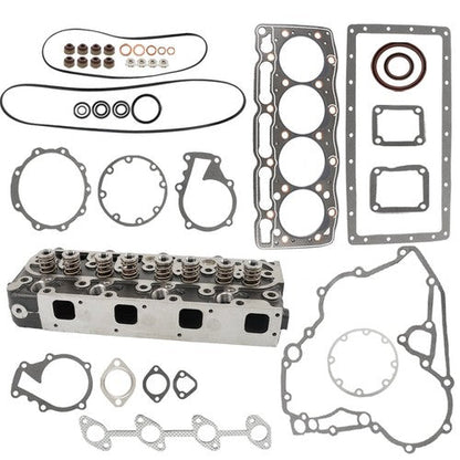 Complete Cylinder Head & Full Gasket Kit For Kubota V1505 V1505 V1505T V1505E