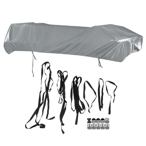 21-24Ft Waterproof Heavy Duty Pontoon Boat Cover Outdoor UV Rain Dust Protection