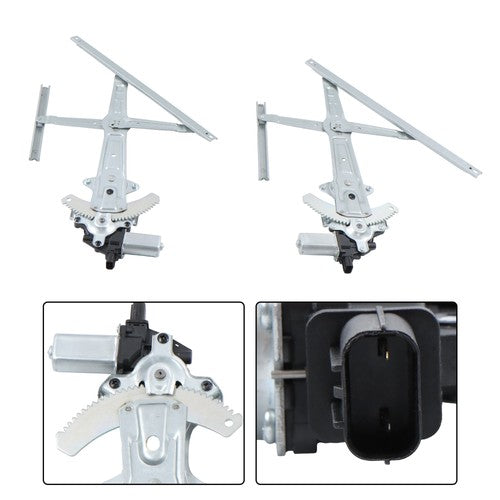 Front Window Regulators w/ 2 Pin Motor For Honda CR-V 2012-16 751-747 751-748