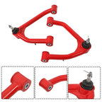Fit For Chevrolet GMC 1500 2007-2018 Tubular Red 2-4' Lift Upper Control Arms