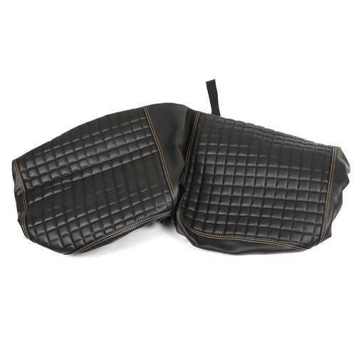 Golf Cart Diamond Seat Cover Kit For Club Car Precedent Seat Cushion Black