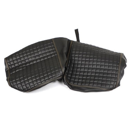 Golf Cart Diamond Seat Cover Kit For Club Car Precedent Seat Cushion Black
