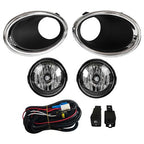 For Nissan Rogue Sport 2017-2019 Fog Lights Lamp Bulb+Switch+Harness+Cover Set