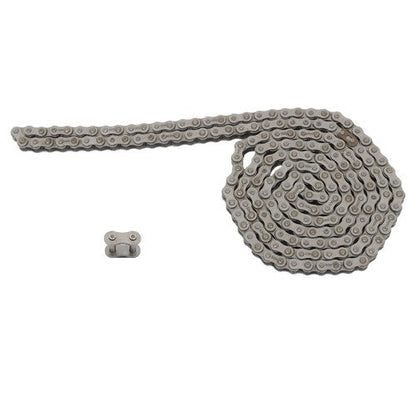 50H Heavy Duty Roller Chain 10 Feet w/Connecting Link with 2 connectors