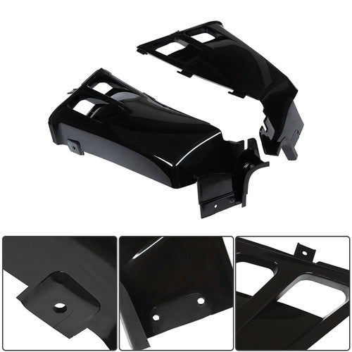 Plastic Gas Tank Side Cover & Grill For Yamaha Banshee 350 1987-2005 2006 Black