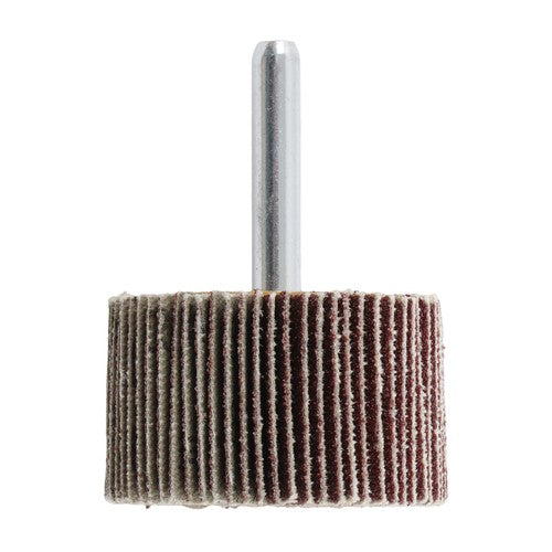 5 Pack 1-1/2" x 1" x 1/4" Aluminum Oxide Shank Mounted Flap Wheels 120 Grit