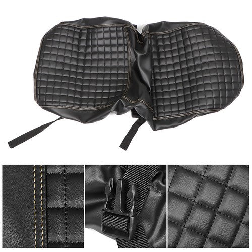 Black Rear Seat Cover Kit Golf Carts For Club Car/E-Z-Go/Yamaha Universal Size